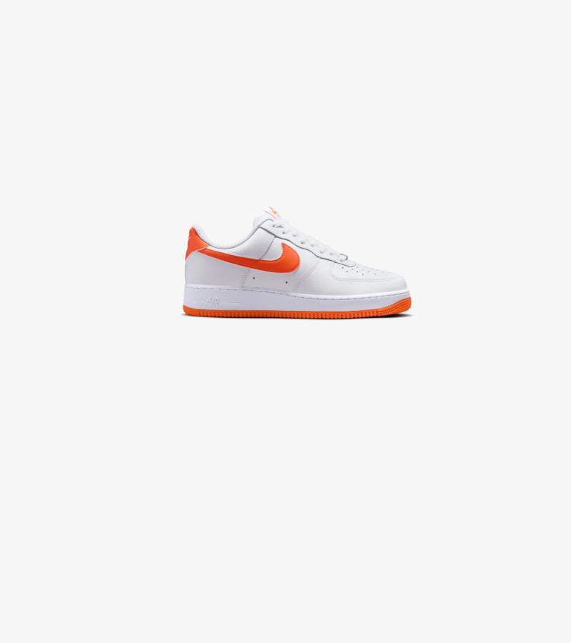 Nike Airforce 1 White Safety Orange
