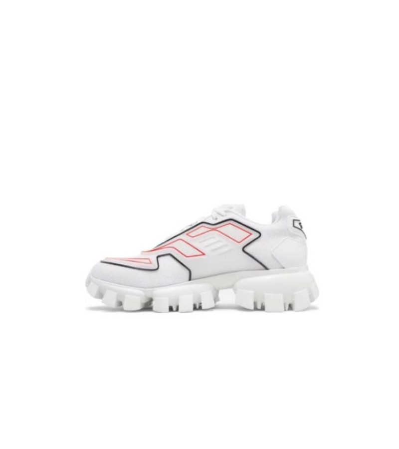 Prada Cloudbust Thunder Knit 'White Red'