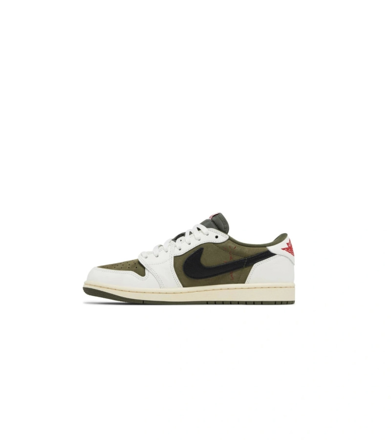 Travis Scott x Air Jordan 1 Retro Low SP 'Reverse Olive / Medium Olive'