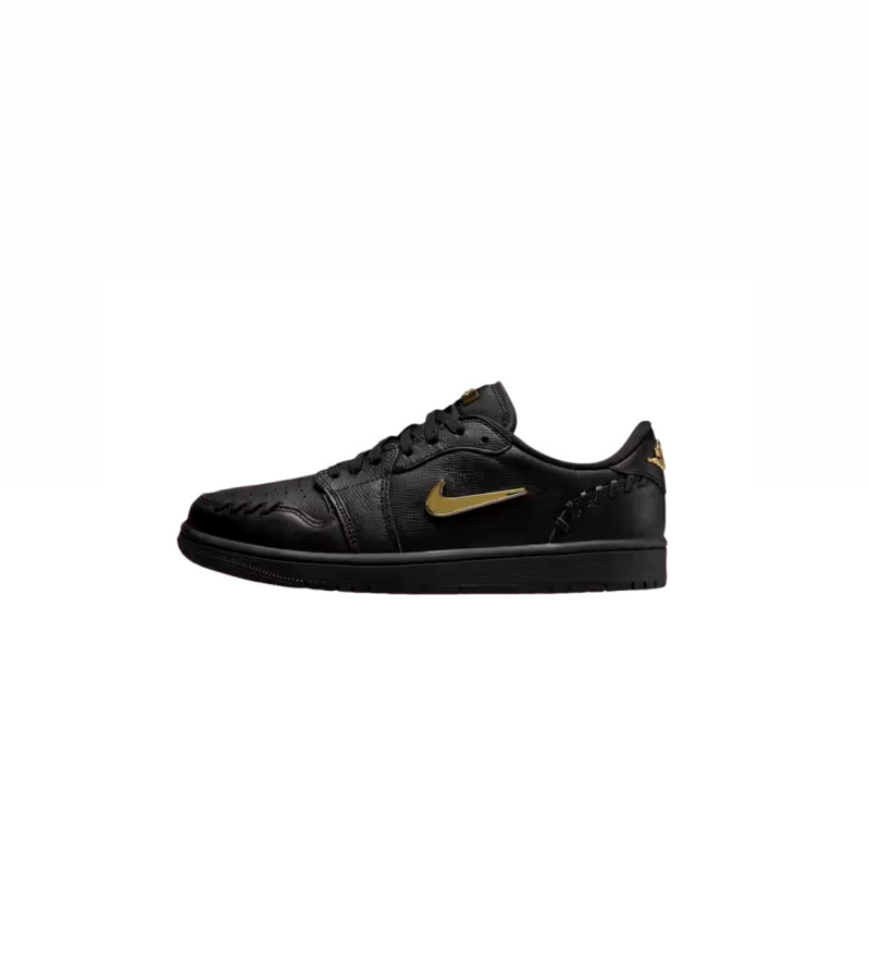 Air Jordan 1 Low Method of Make Black Metallic Gold
