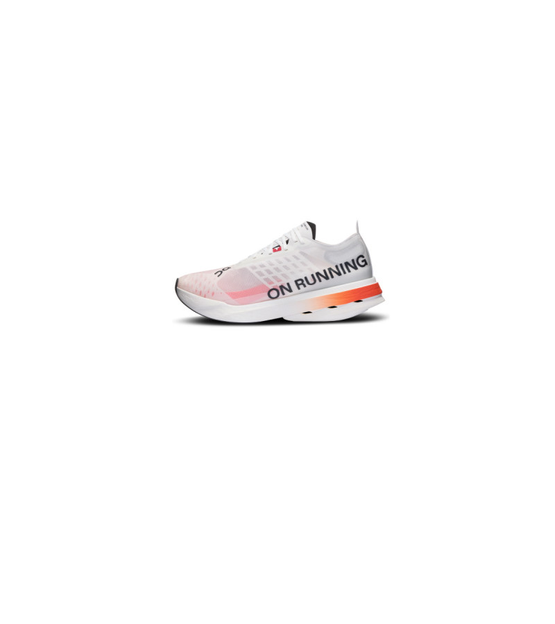 On Running Cloudboom Strike White Black Orange
