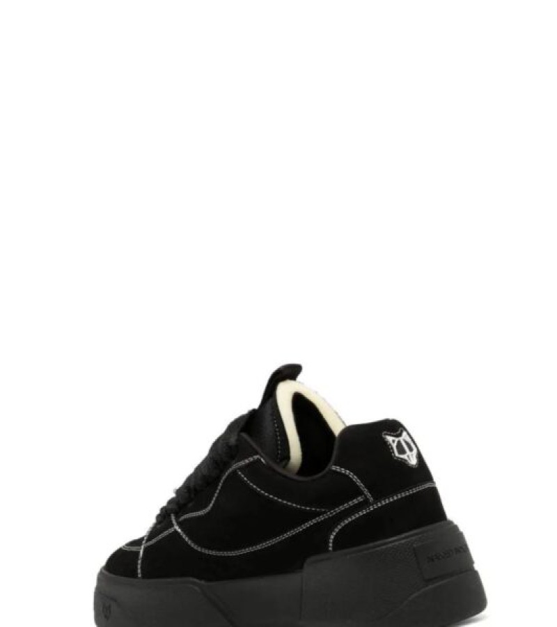 NAKED WOLFE Kosa Midnight Low-Top Sneakers - Black