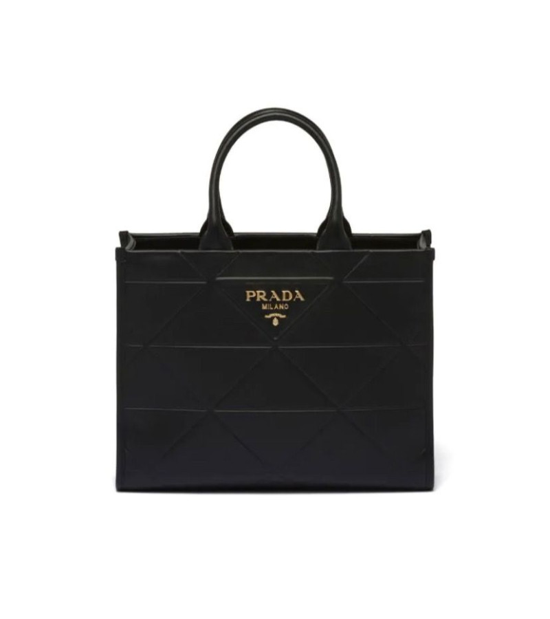 Prada Leather Symbole bag black