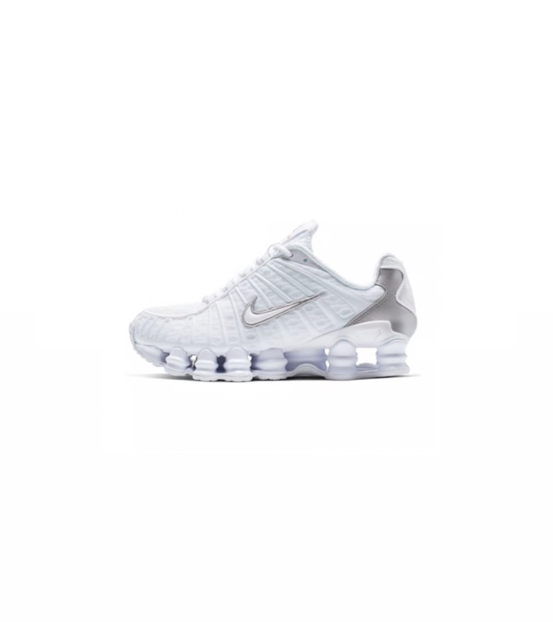 Nike Shox White Metallic